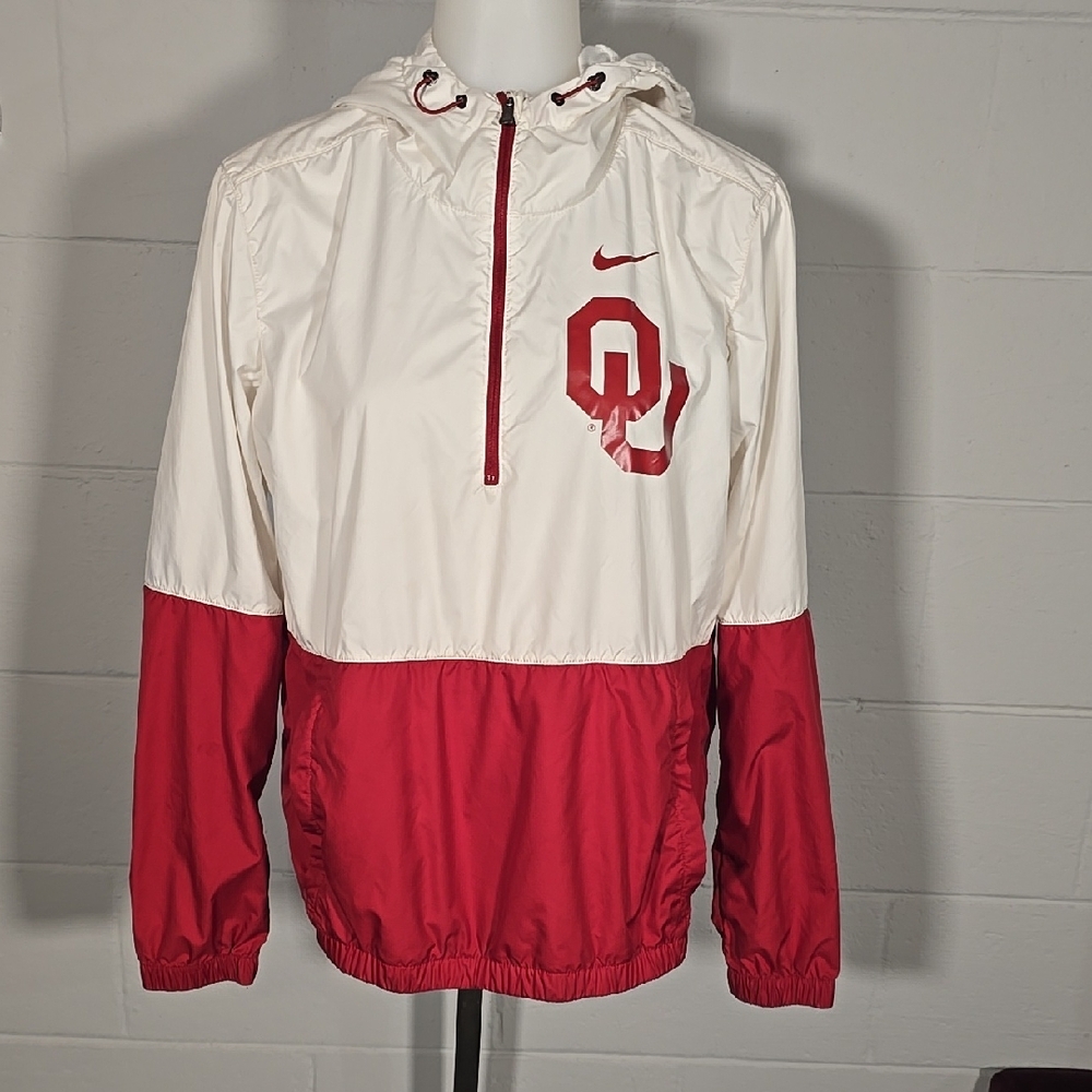 Nike Men's Red and White Jacket